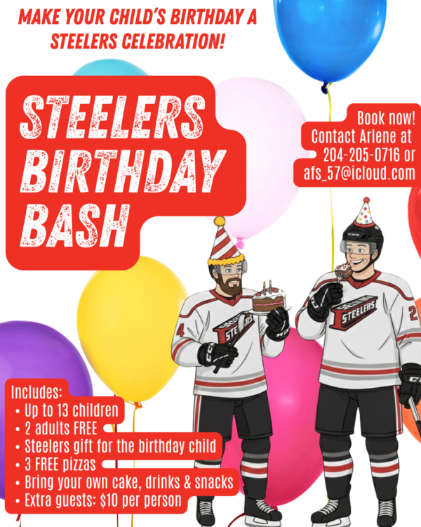 Steelers Birthday Parties – Inquire for Availability