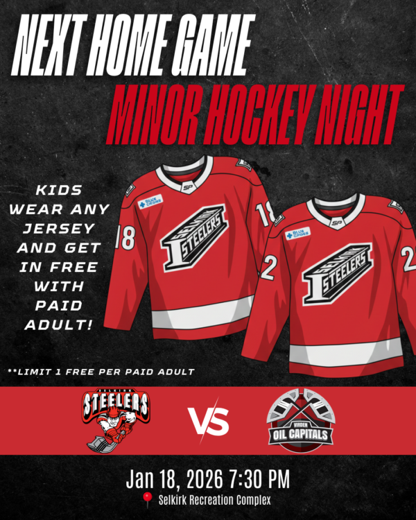Minor Hockey Night at the next home game!